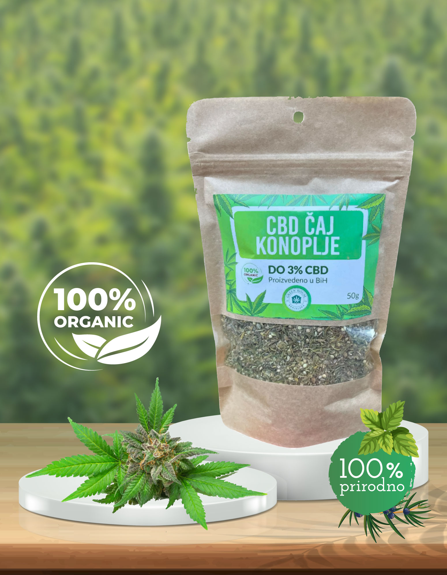 CBD čaj od konoplje